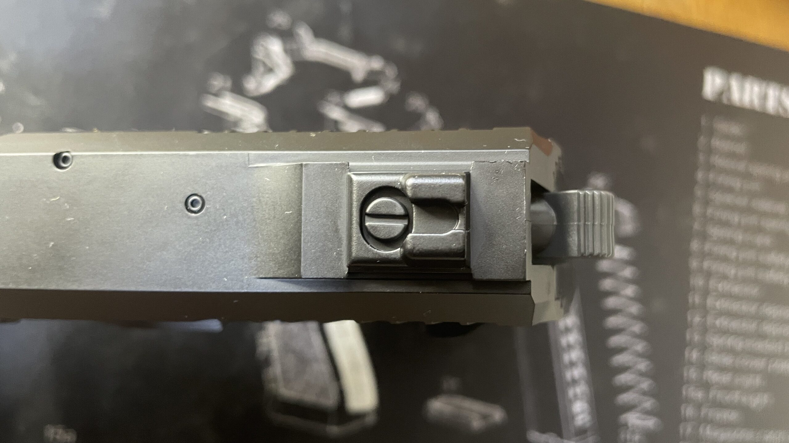 東京マルイ　ソーコム　MK23　HG　リアサイト