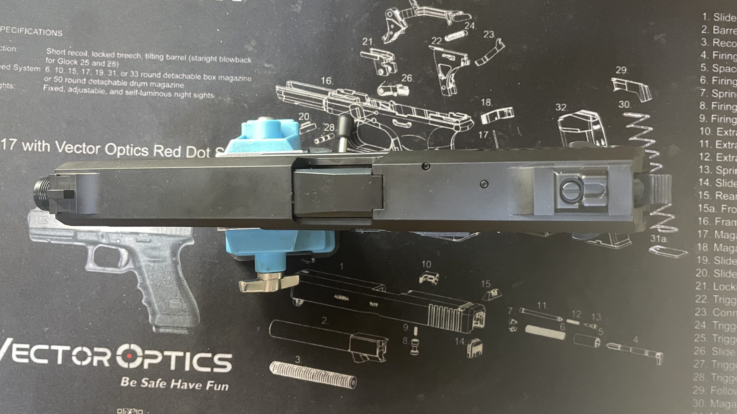 東京マルイ　ソーコム　MK23　HG　上面