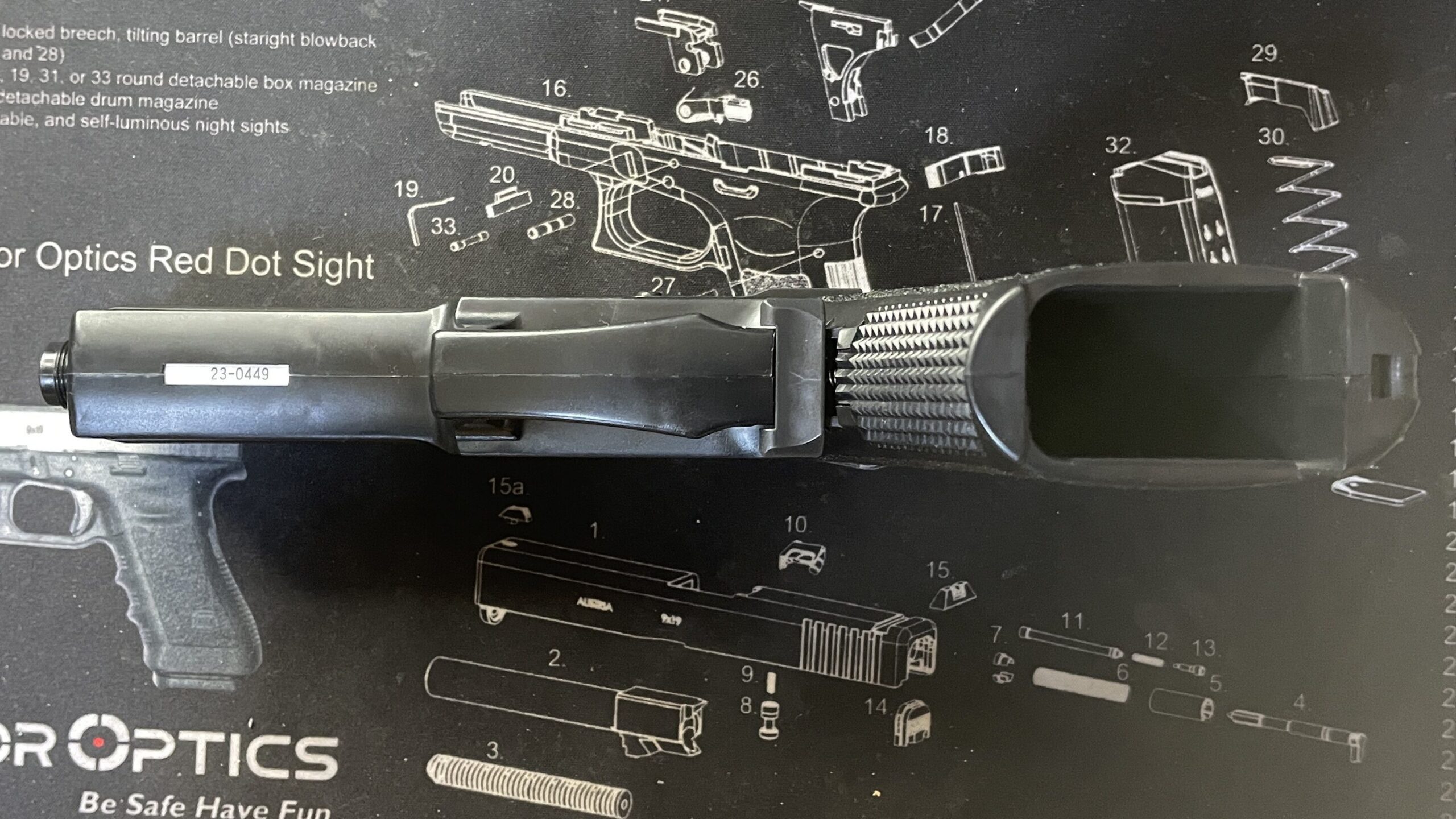 東京マルイ　ソーコム　MK23　HG　下面