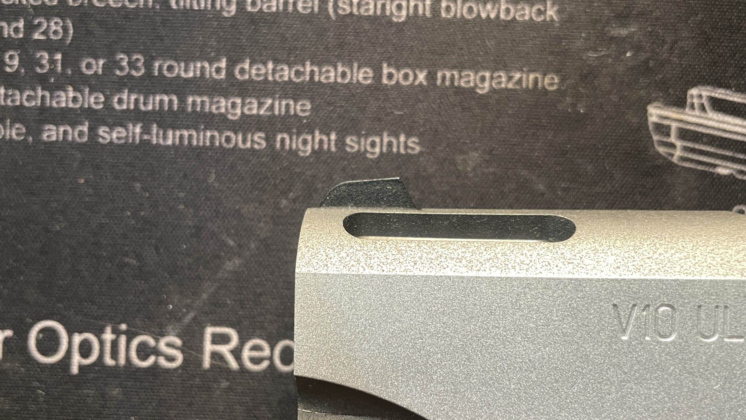 東京マルイ V10 Ultra Compact フロントサイト