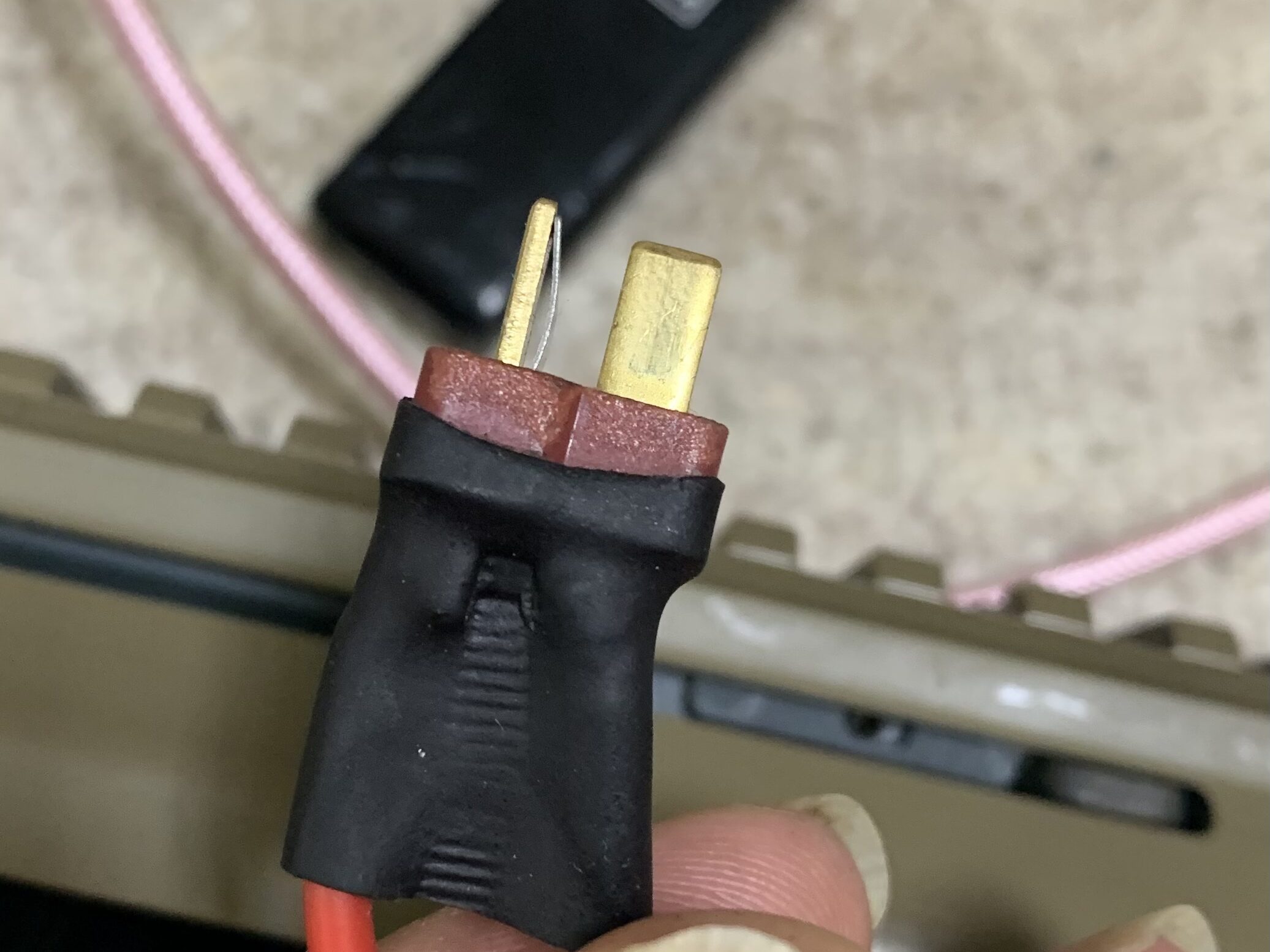 完成したT型コネクタ