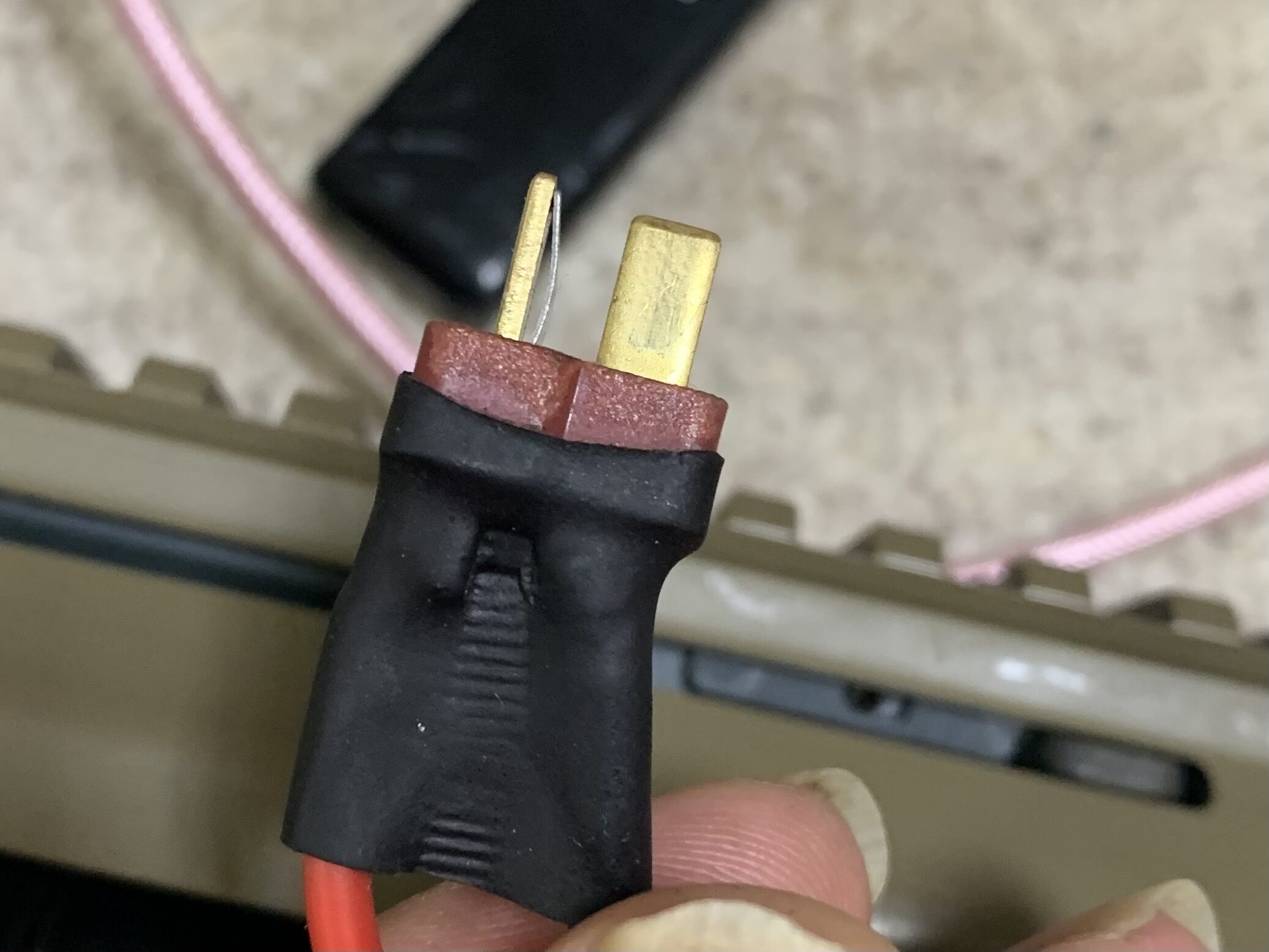 完成したT型コネクタ