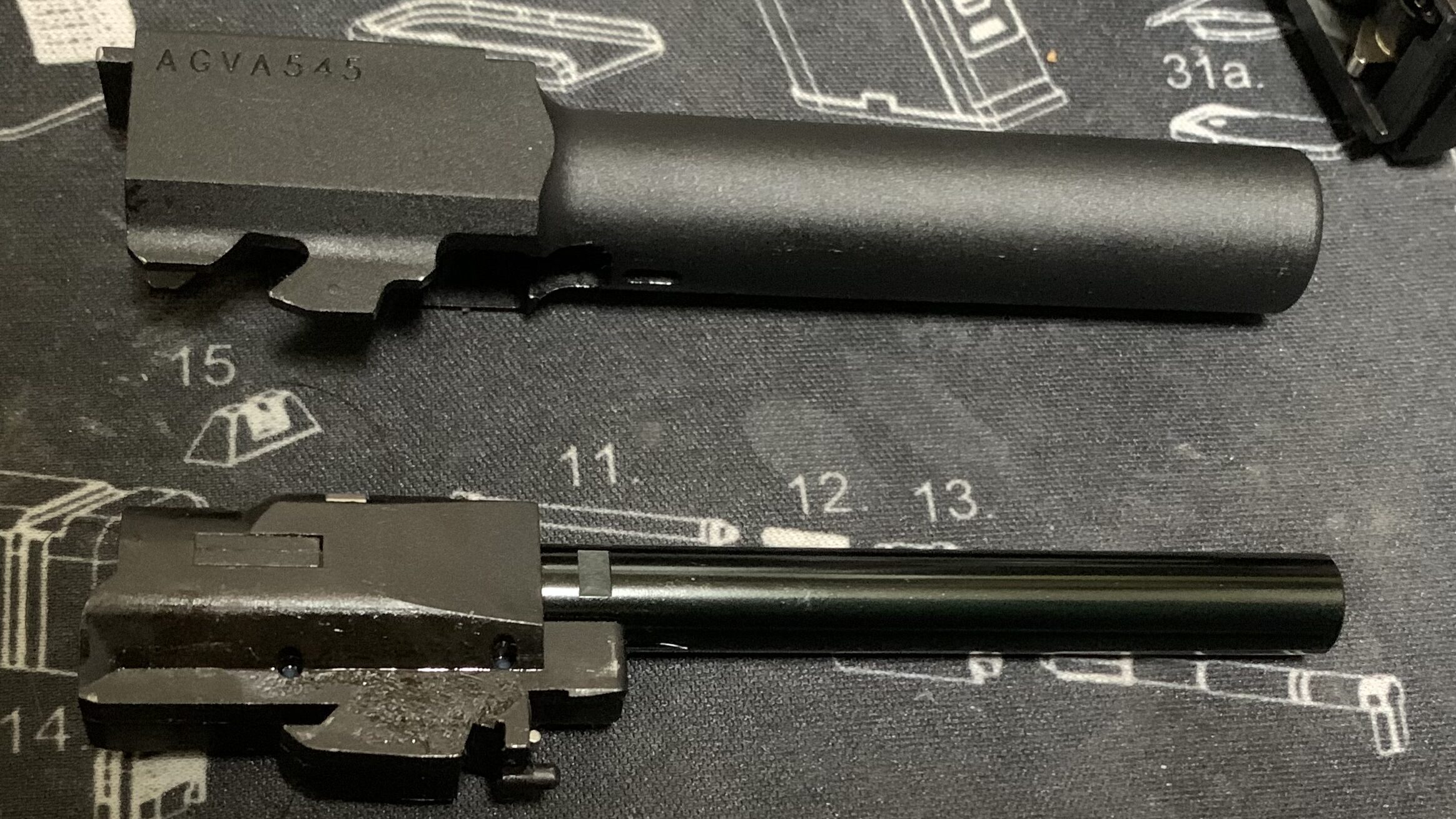 UMAREX/VFC G45 分解したアウターバレル