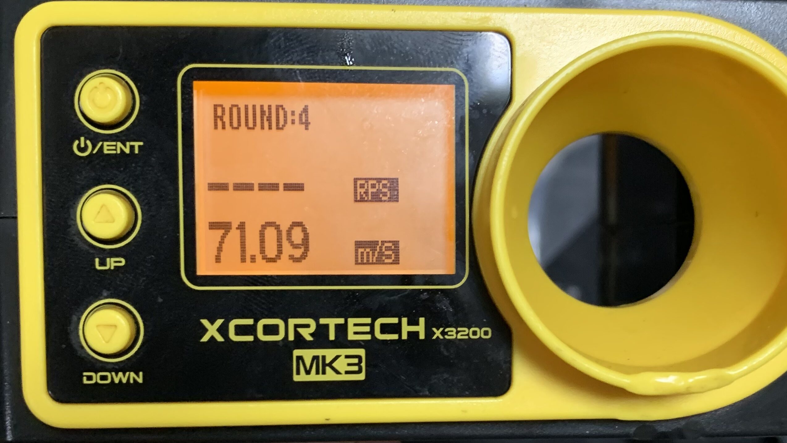 UMAREX/VFC G45 カスタム　初速計測　ホップ0、0.2gで71.09m/s