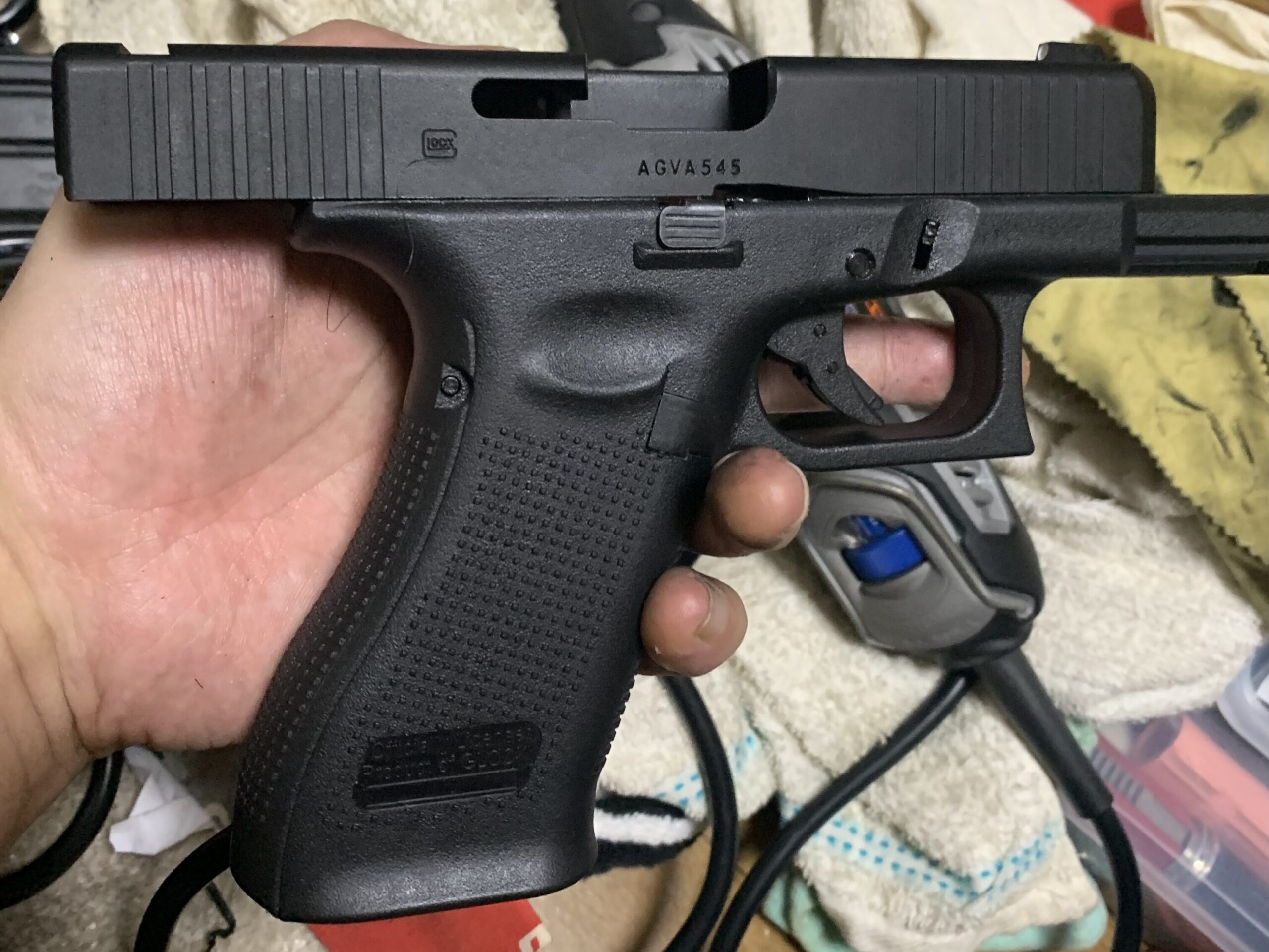 UMAREX/VFC G45 スライドとフレームの噛み合わせ確認