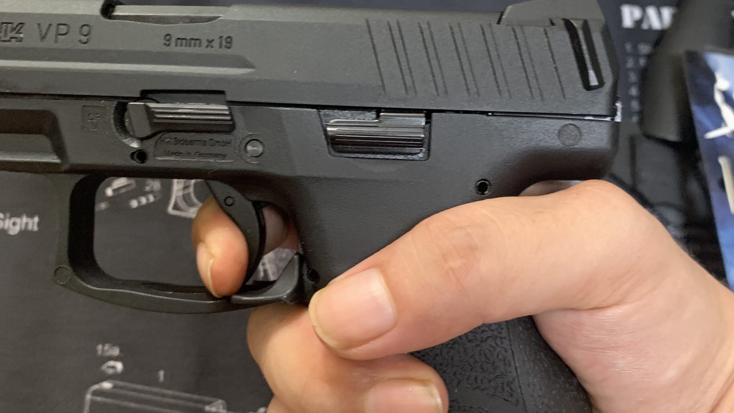 UMAREX/VFC HK VP9(SFP9) 引き切り位置のトリガー