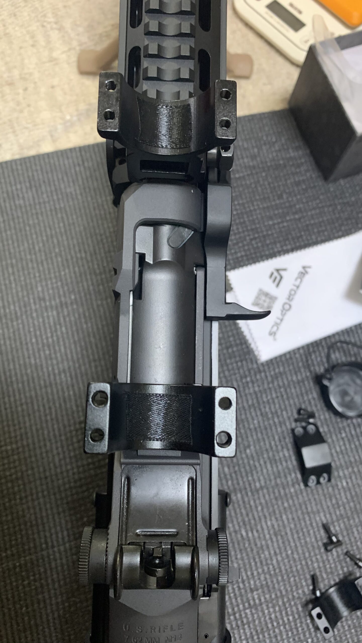 VECTOROPTICS フォレスター　GEN2 マウントリングをG&G MK14 EBRに取り付ける