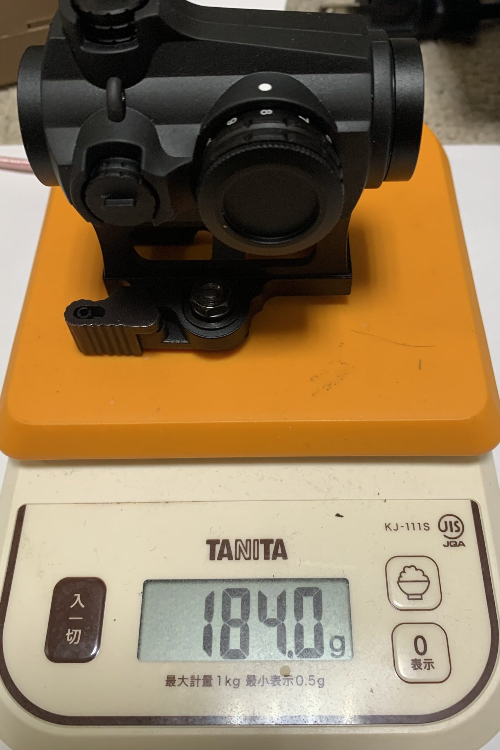 VECTOR OPTICS マーベリック　GEN3 SCRD-38 重量、184g