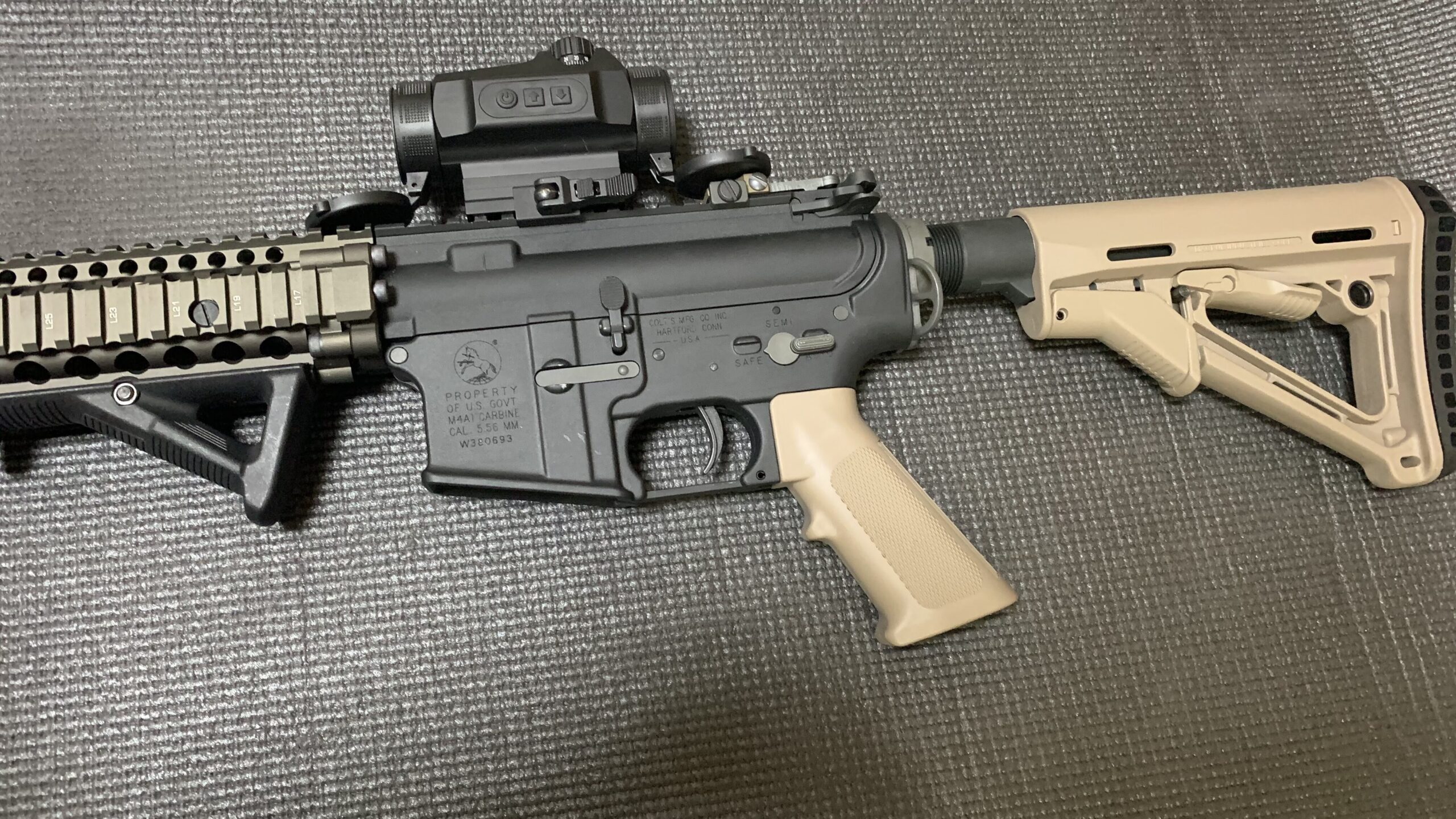 VECTOROPTICS ノーチラス　GEN.2 SCRD-26Ⅱ VFC mk18 mod.1へ装着　左側面