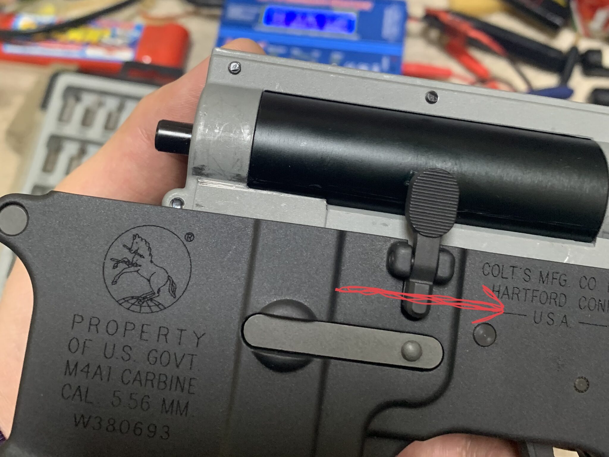 VFC Mk18 mod1 ボルトリリースレバー