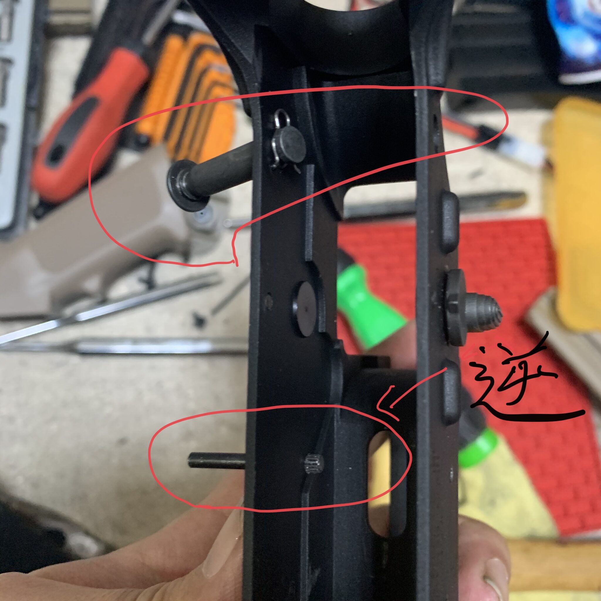 VFC Mk18 mod1 ロアレシーバーピン