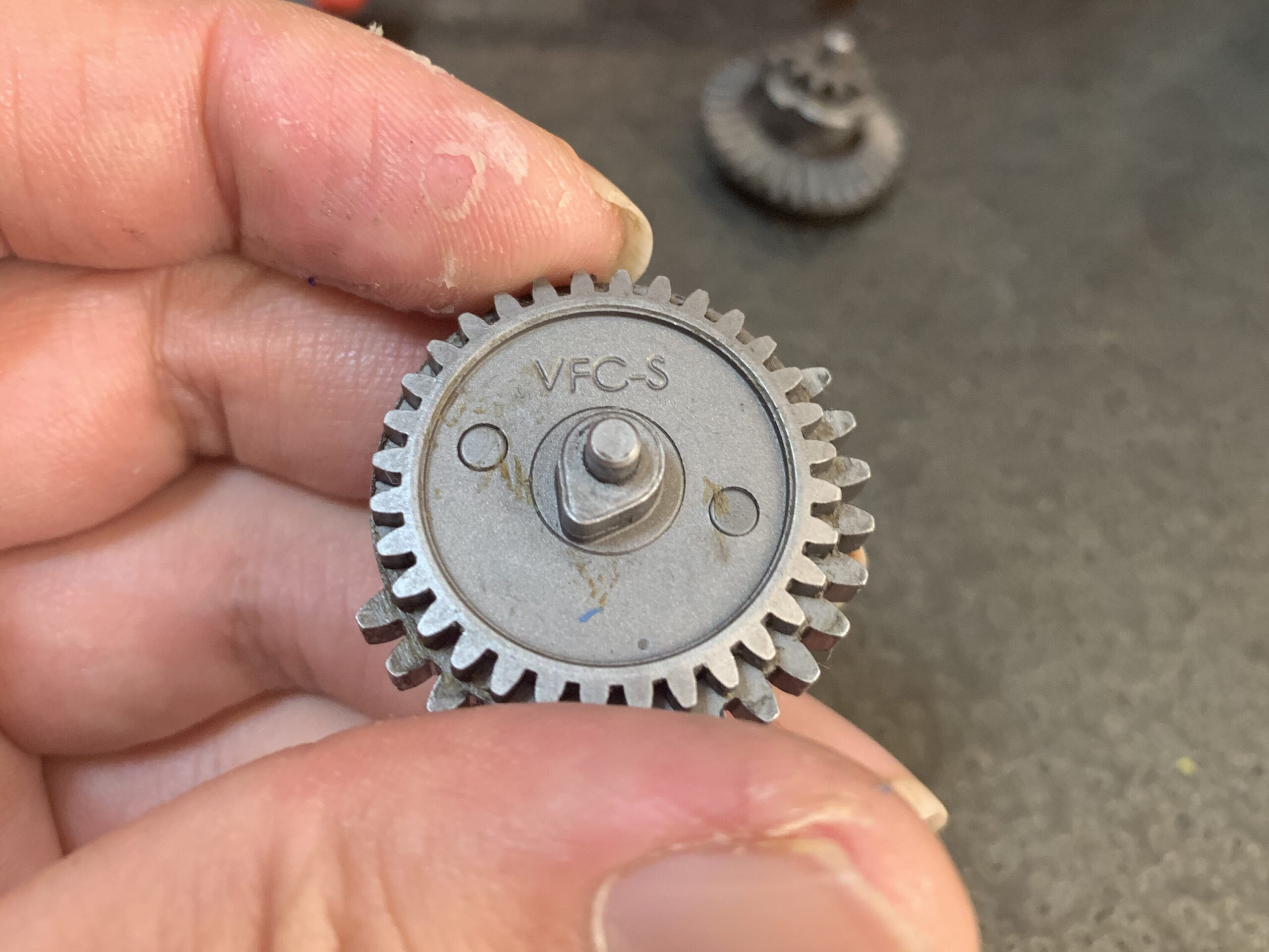 VFC Mk18 mod1 セクターギア裏