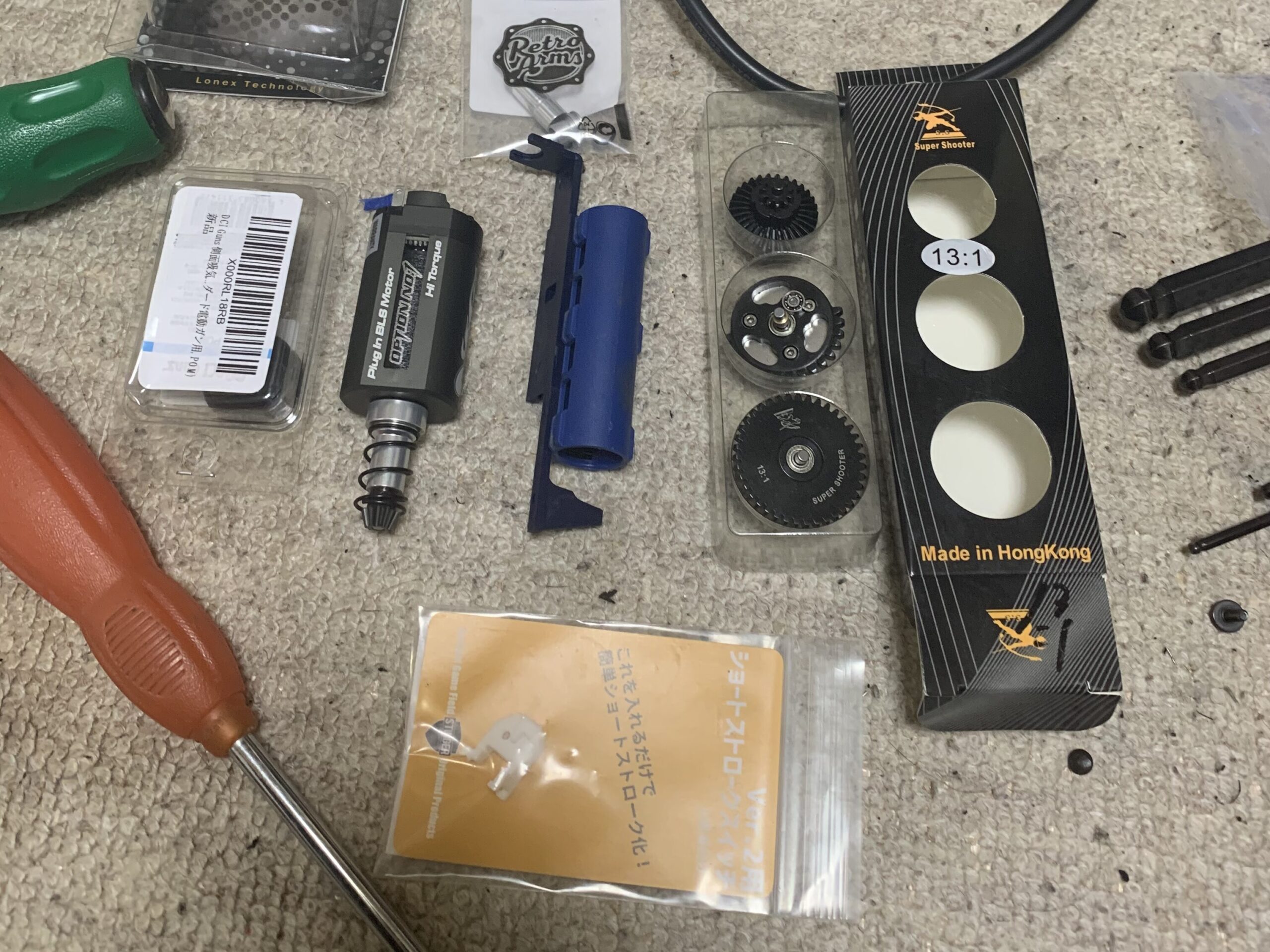 VFC Mk18 mod1 選定したカスタムパーツ