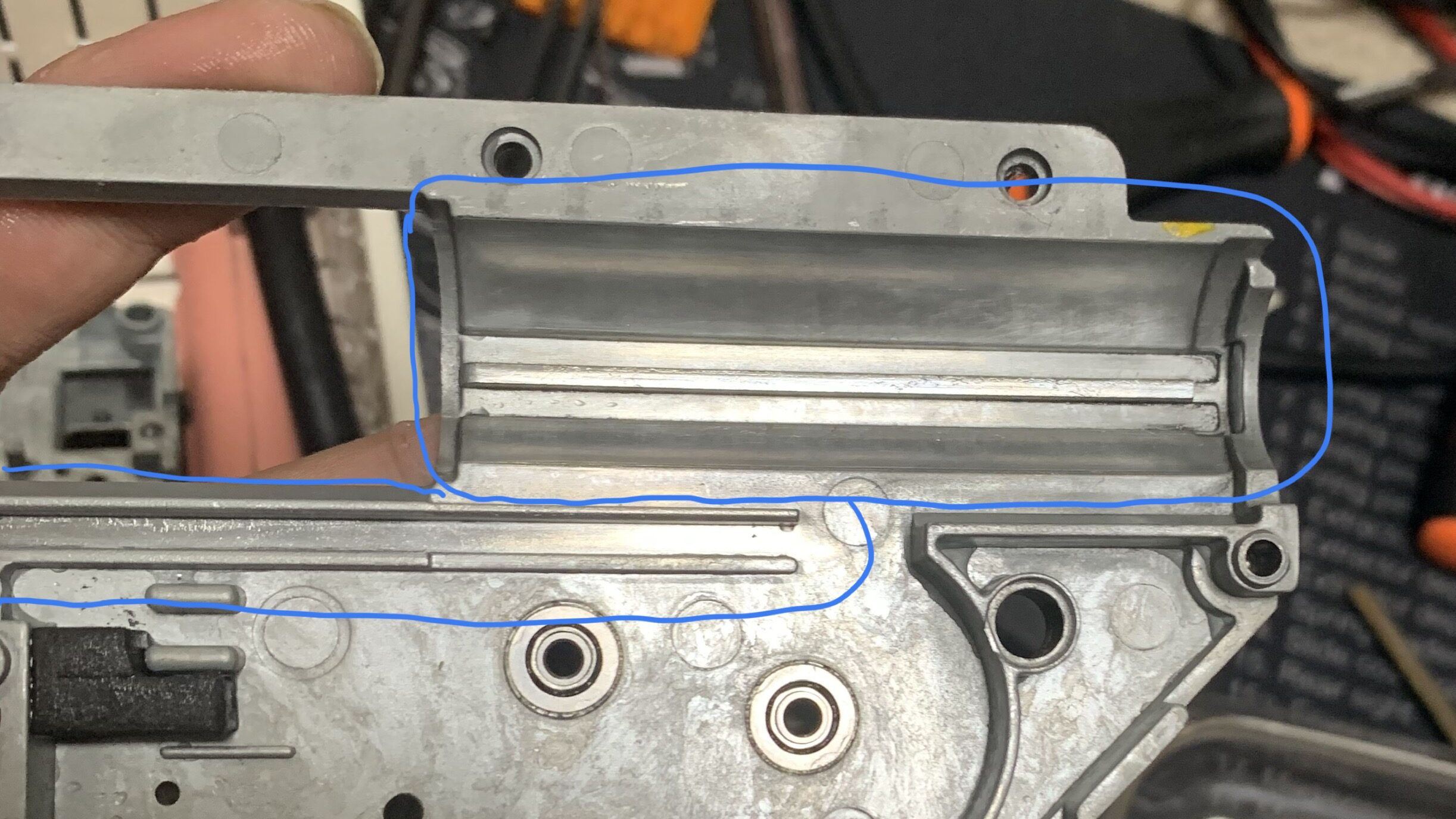 VFC HK416 CAG メカボックス 研磨