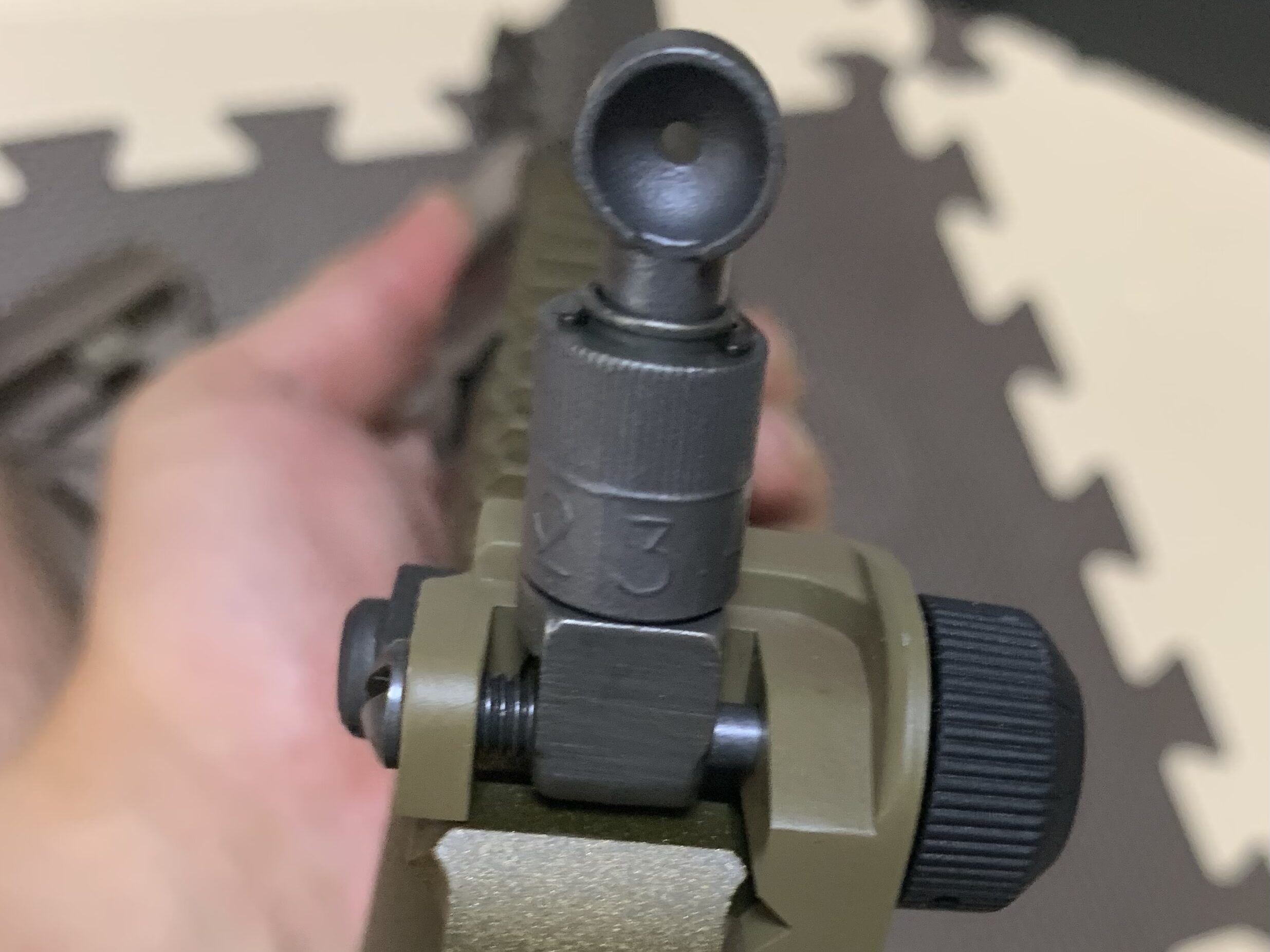 VFC HK416 CAG リアサイト