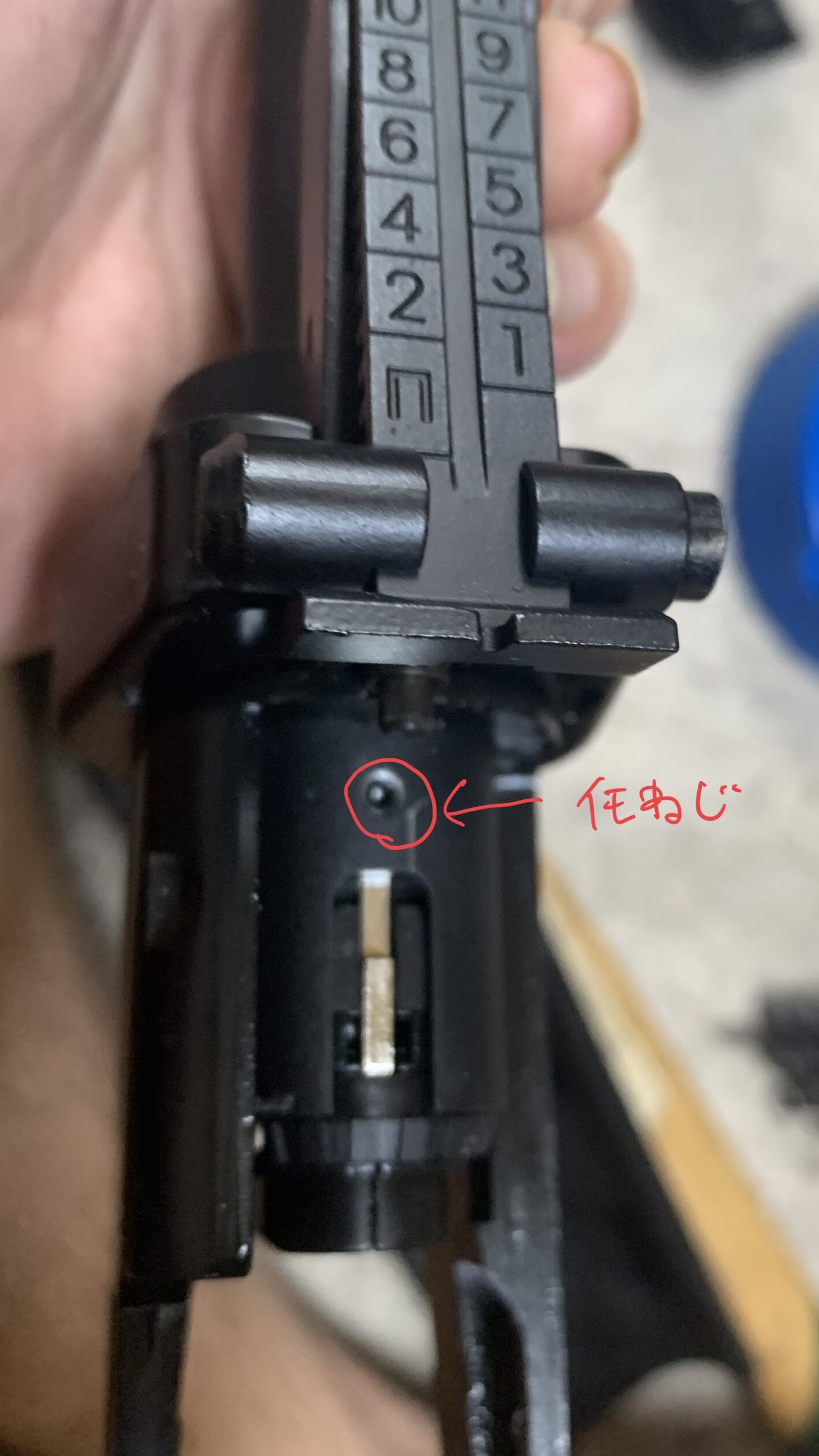 WE ドラグノフ　SVD GBB ホップチャンバー固定イモネジ