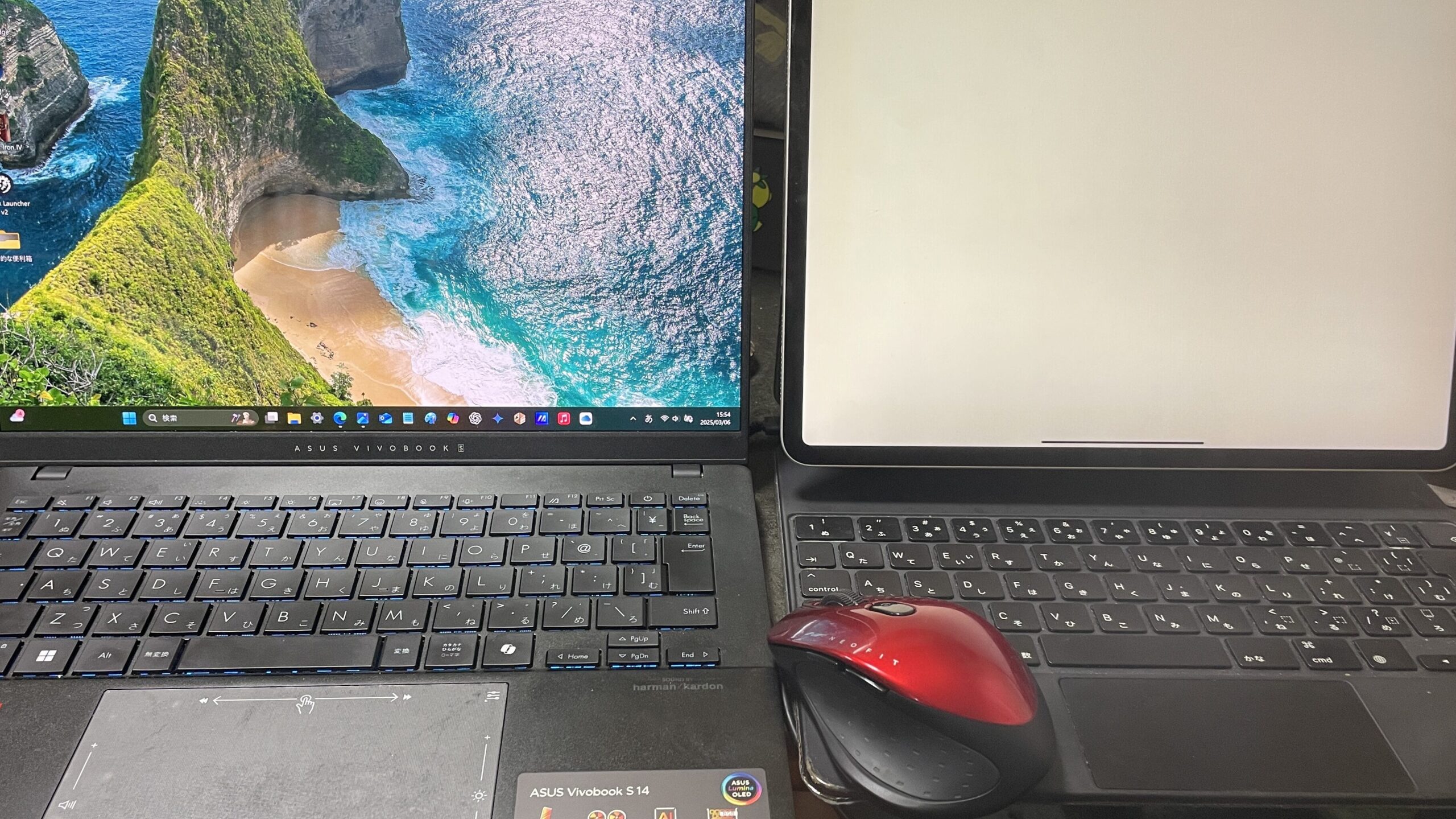 ワイヤレスマウス BUFFALO BSMBB540 複数機器の接続