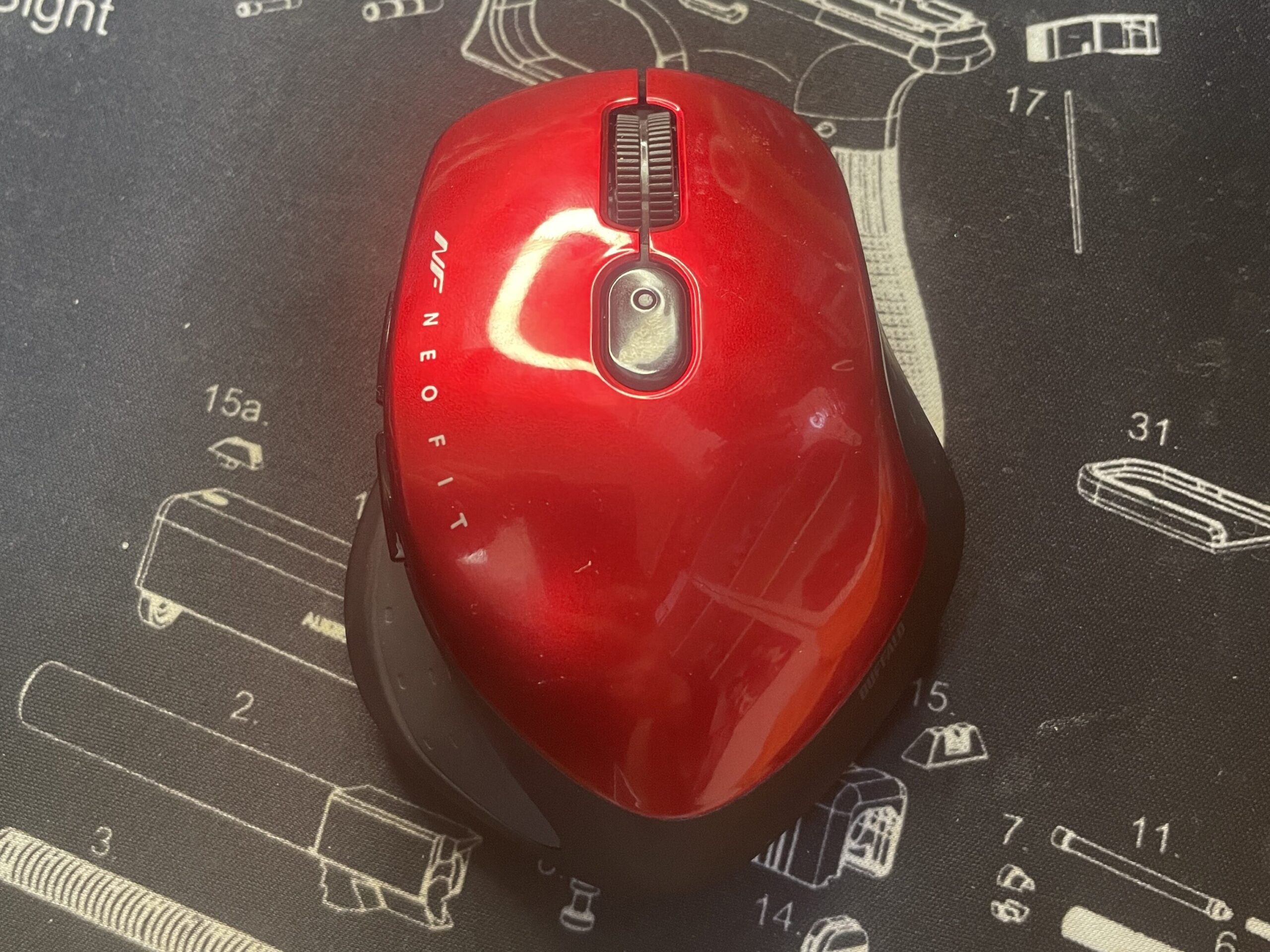 ワイヤレスマウス BUFFALO BSMBB540 レビュー